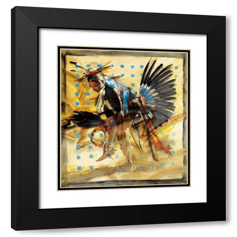 Shift Black Modern Wood Framed Art Print with Double Matting by Knauf, J.E.
