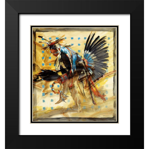 Shift Black Modern Wood Framed Art Print with Double Matting by Knauf, J.E.