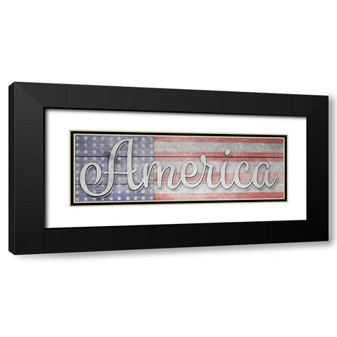 American Workshop Series 3 V6 Signs 3 Black Modern Wood Framed Art Print with Double Matting by LightBoxJournal