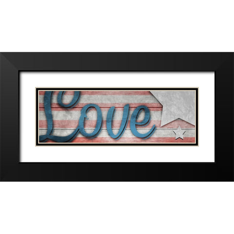 American Workshop Series 3 V6 Signs 22 Black Modern Wood Framed Art Print with Double Matting by LightBoxJournal