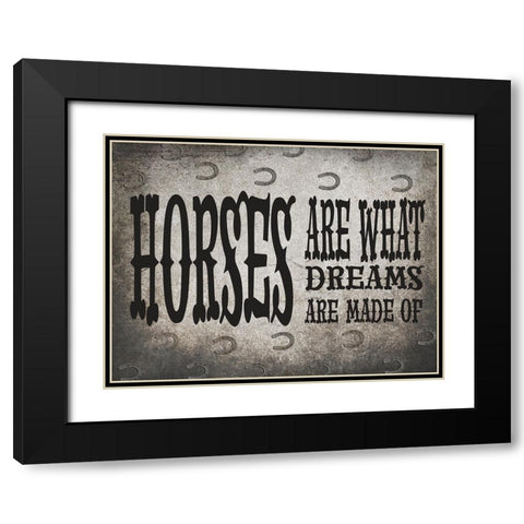 GypsyHorse CollectionSurfacePattern V4 15 Black Modern Wood Framed Art Print with Double Matting by LightBoxJournal