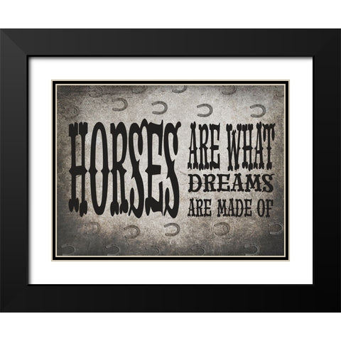 GypsyHorse CollectionSurfacePattern V4 15 Black Modern Wood Framed Art Print with Double Matting by LightBoxJournal