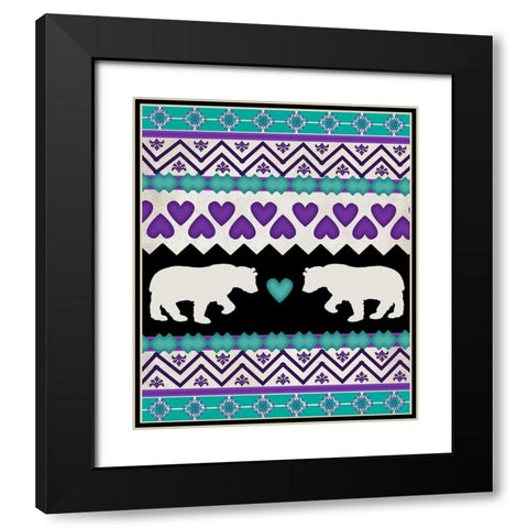 Lodge Surface Pattern_V1 10 Black Modern Wood Framed Art Print with Double Matting by LightBoxJournal