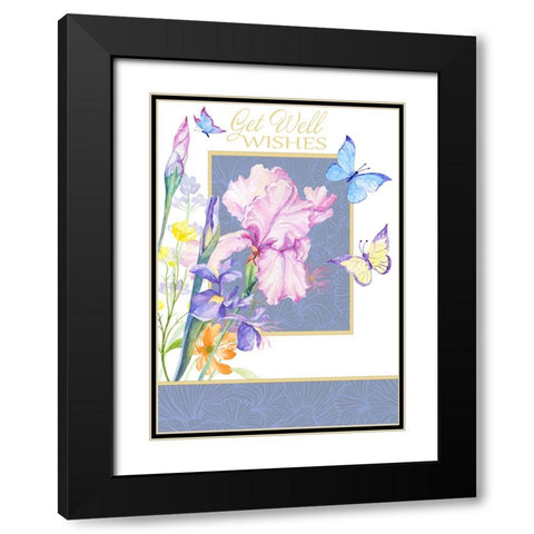 Card Design 3_C Black Modern Wood Framed Art Print with Double Matting by LightBoxJournal