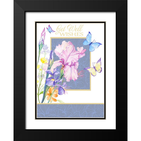 Card Design 3_C Black Modern Wood Framed Art Print with Double Matting by LightBoxJournal