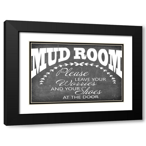 Mudroom 9 Black Modern Wood Framed Art Print with Double Matting by LightBoxJournal