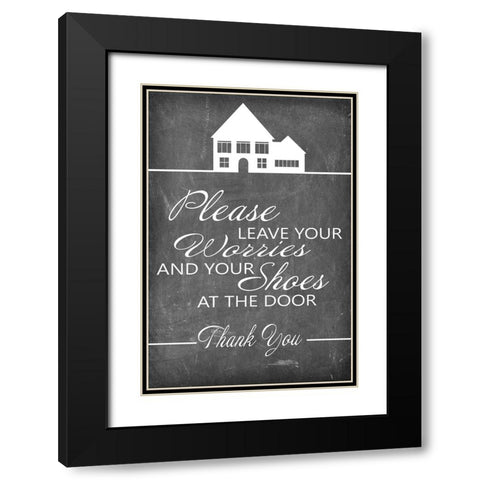 Mudroom 10 Black Modern Wood Framed Art Print with Double Matting by LightBoxJournal