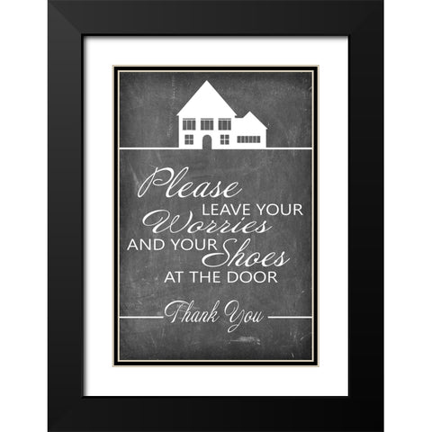 Mudroom 10 Black Modern Wood Framed Art Print with Double Matting by LightBoxJournal