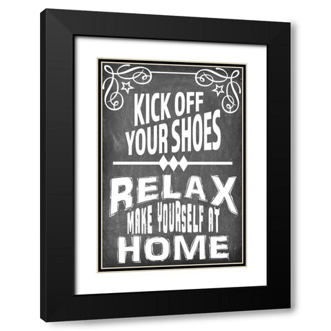 Mudroom 13 Black Modern Wood Framed Art Print with Double Matting by LightBoxJournal