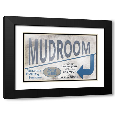 Mudroom 20 Black Modern Wood Framed Art Print with Double Matting by LightBoxJournal