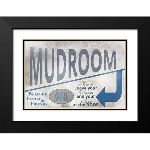 Mudroom 20 Black Modern Wood Framed Art Print with Double Matting by LightBoxJournal