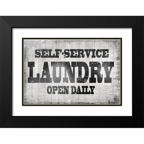 Mudroom 32 Black Modern Wood Framed Art Print with Double Matting by LightBoxJournal