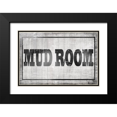 Mudroom 34 Black Modern Wood Framed Art Print with Double Matting by LightBoxJournal