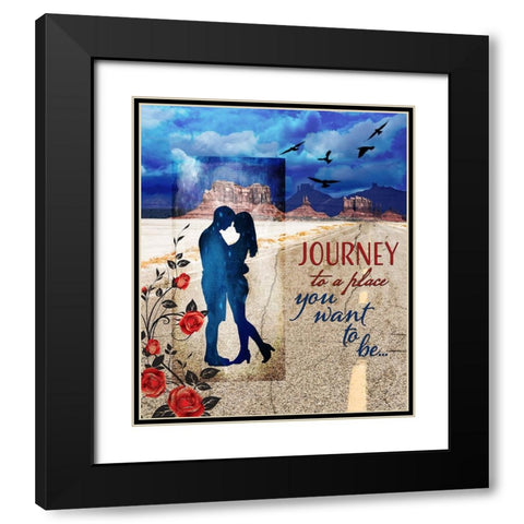 Love Signs_V2 Black Modern Wood Framed Art Print with Double Matting by LightBoxJournal