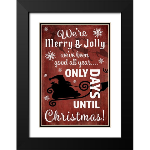 25 Days TilChristmas 001 Black Modern Wood Framed Art Print with Double Matting by LightBoxJournal