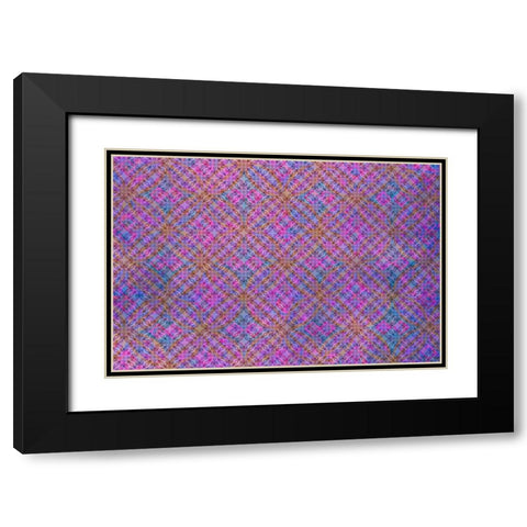 Cherry Blu Pattern 04 Black Modern Wood Framed Art Print with Double Matting by LightBoxJournal