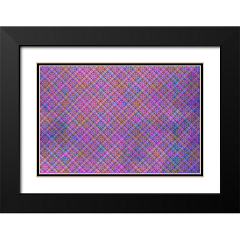 Cherry Blu Pattern 04 Black Modern Wood Framed Art Print with Double Matting by LightBoxJournal