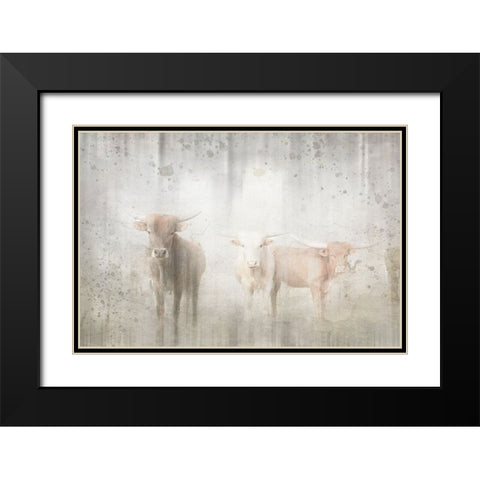 Antique Farm 08 Black Modern Wood Framed Art Print with Double Matting by LightBoxJournal