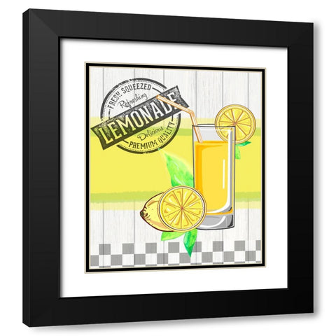Farm House Lemon vintage sign 3 Black Modern Wood Framed Art Print with Double Matting by LightBoxJournal