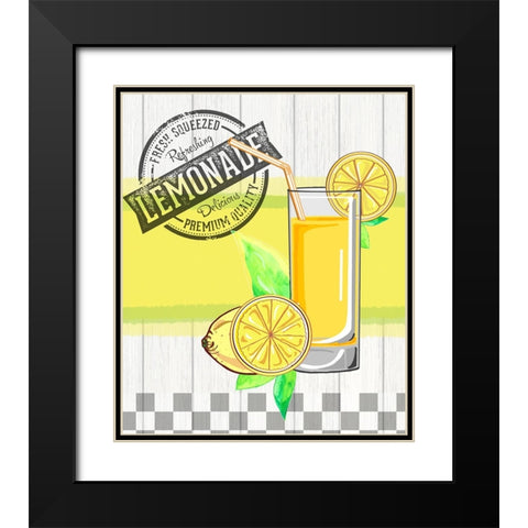 Farm House Lemon vintage sign 3 Black Modern Wood Framed Art Print with Double Matting by LightBoxJournal
