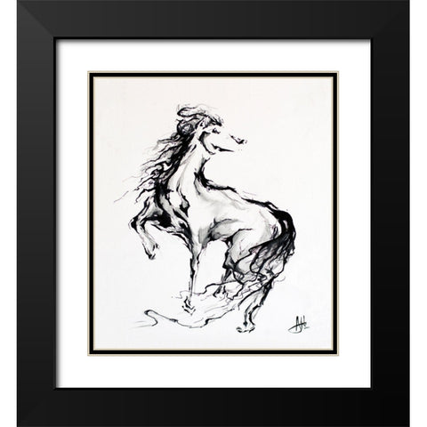 Pride Black Modern Wood Framed Art Print with Double Matting by Allante, Marc