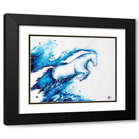 Ride the Lightning Black Modern Wood Framed Art Print with Double Matting by Allante, Marc