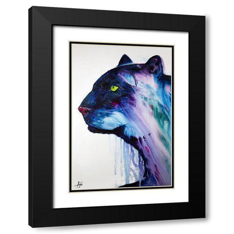 Orpheus Black Modern Wood Framed Art Print with Double Matting by Allante, Marc
