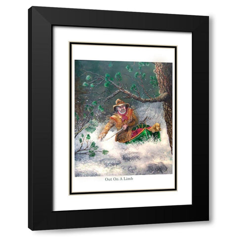 Canue 13-19 Readyweb Black Modern Wood Framed Art Print with Double Matting by Murray Henderson Fine Art