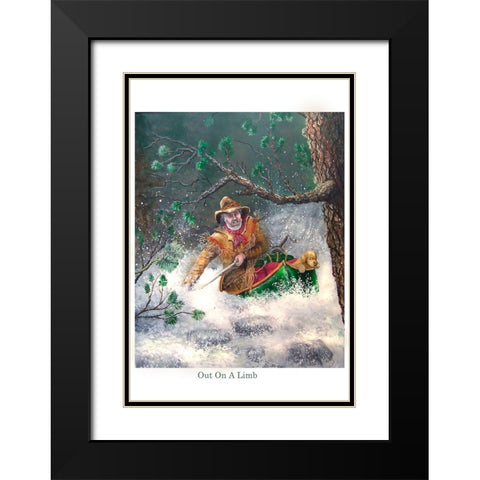 Canue 13-19 Readyweb Black Modern Wood Framed Art Print with Double Matting by Murray Henderson Fine Art