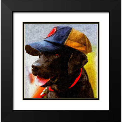 Rookie Black Modern Wood Framed Art Print with Double Matting by Murray Henderson Fine Art