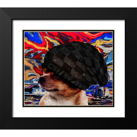 The Dude Black Modern Wood Framed Art Print with Double Matting by Murray Henderson Fine Art