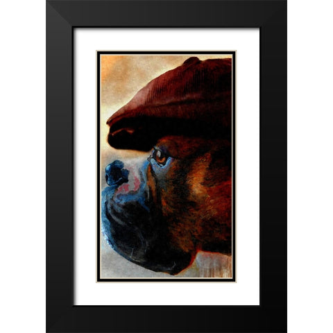 The Duke Black Modern Wood Framed Art Print with Double Matting by Murray Henderson Fine Art