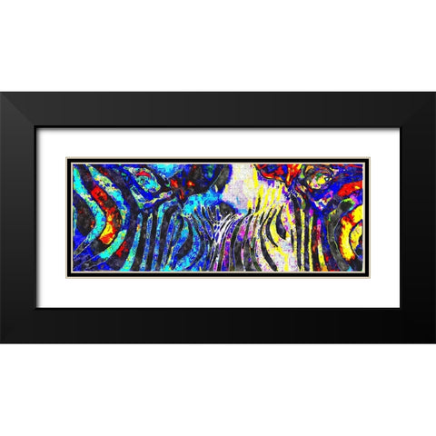 Zzbra Black Modern Wood Framed Art Print with Double Matting by Murray Henderson Fine Art
