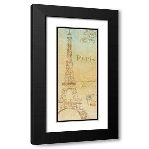 Travel Monuments I Black Modern Wood Framed Art Print with Double Matting by Zaccheo, John