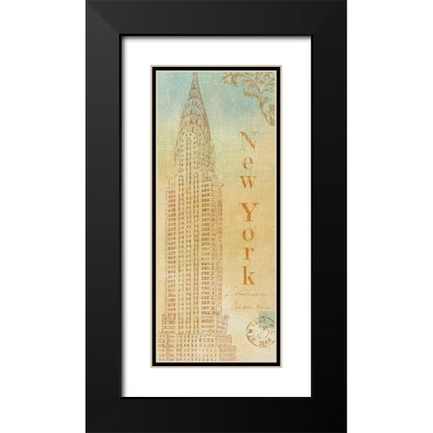 Travel Monuments II Black Modern Wood Framed Art Print with Double Matting by Zaccheo, John