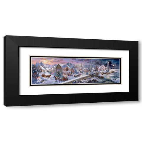 Holiday at Seaside Black Modern Wood Framed Art Print with Double Matting by Boehme, Nicky