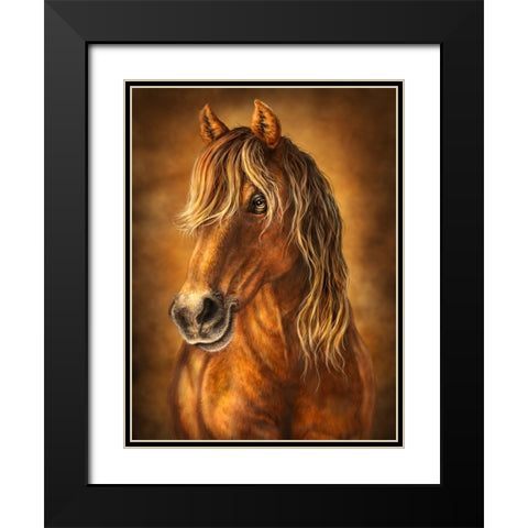 Gold Black Modern Wood Framed Art Print with Double Matting by LaMontagne, Patrick