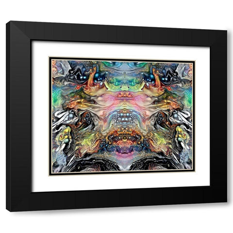 The Minotaurs Lament Black Modern Wood Framed Art Print with Double Matting by Gavidia, Pedro