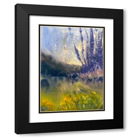 Fog Valley Black Modern Wood Framed Art Print with Double Matting by Randy Noble Fine Art