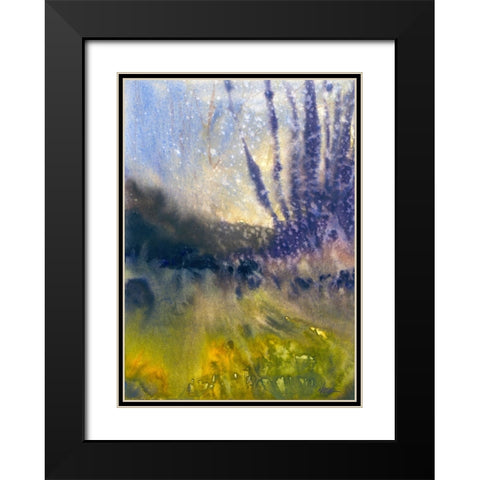 Fog Valley Black Modern Wood Framed Art Print with Double Matting by Randy Noble Fine Art