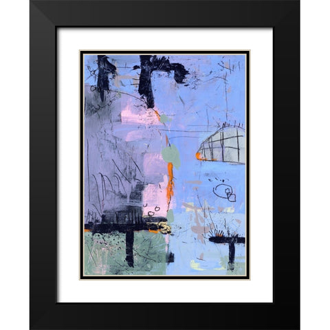 The Break Out Black Modern Wood Framed Art Print with Double Matting by Randy Noble Fine Art