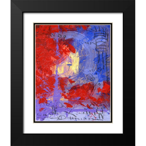 District Black Modern Wood Framed Art Print with Double Matting by Randy Noble Fine Art