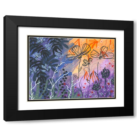 Color And Tone Black Modern Wood Framed Art Print with Double Matting by Randy Noble Fine Art