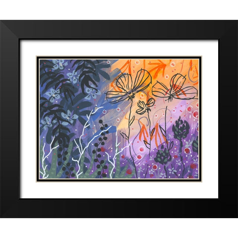Color And Tone Black Modern Wood Framed Art Print with Double Matting by Randy Noble Fine Art
