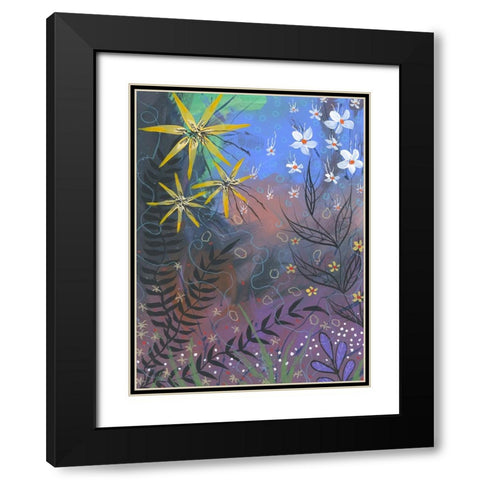 Power Garden Black Modern Wood Framed Art Print with Double Matting by Randy Noble Fine Art