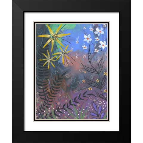 Power Garden Black Modern Wood Framed Art Print with Double Matting by Randy Noble Fine Art