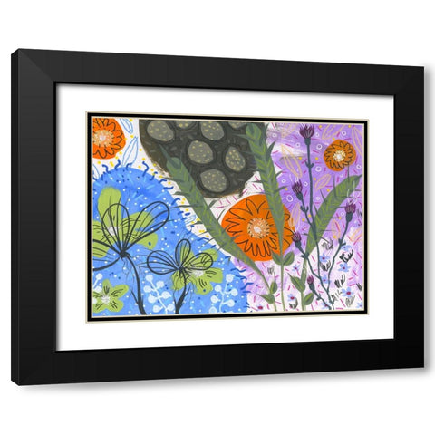 Splendor Black Modern Wood Framed Art Print with Double Matting by Randy Noble Fine Art