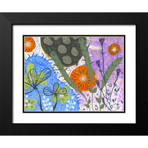 Splendor Black Modern Wood Framed Art Print with Double Matting by Randy Noble Fine Art