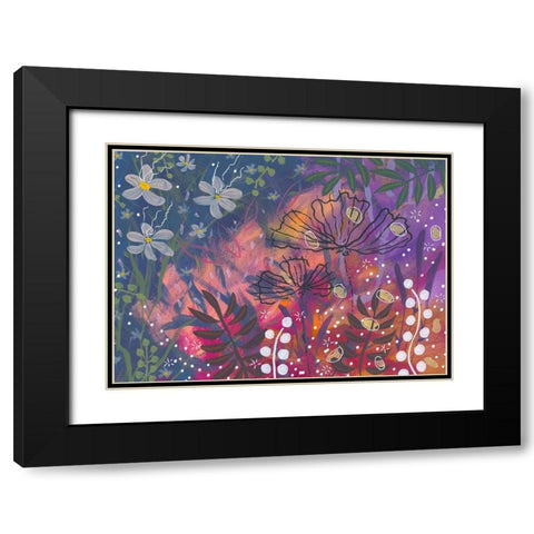 My Gardens Beauty Black Modern Wood Framed Art Print with Double Matting by Randy Noble Fine Art