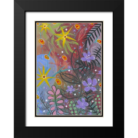 Erratic Beauty Black Modern Wood Framed Art Print with Double Matting by Randy Noble Fine Art